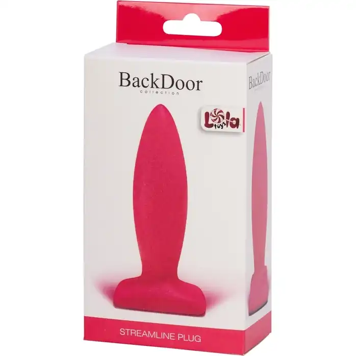 Розовый анальный стимулятор Streamline Plug - 10 см - Back Door Collection. Фотография 2.