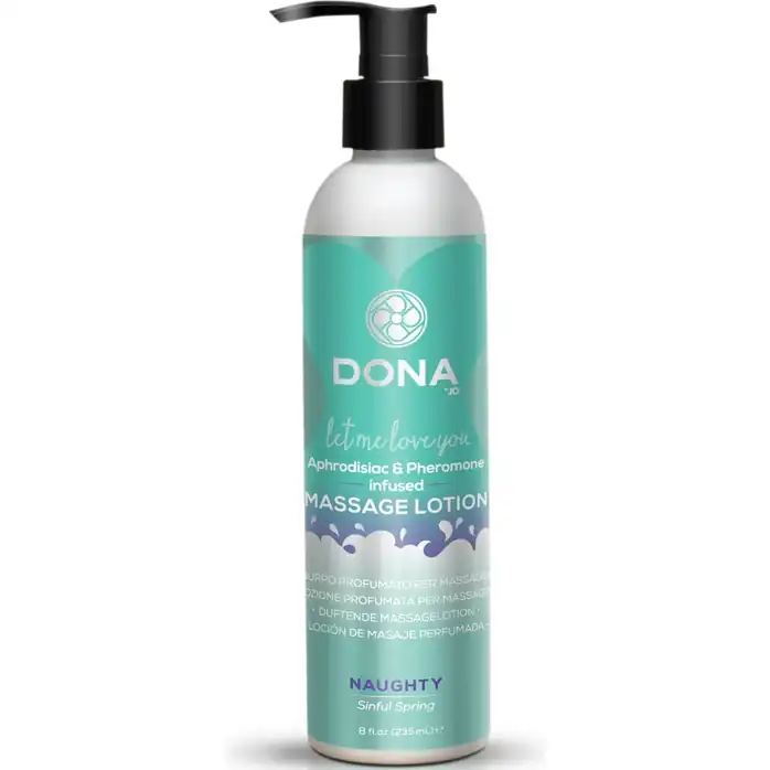 Увлажняющий массажный лосьон DONA Naughty Sinful Spring - 235 мл - DONA
