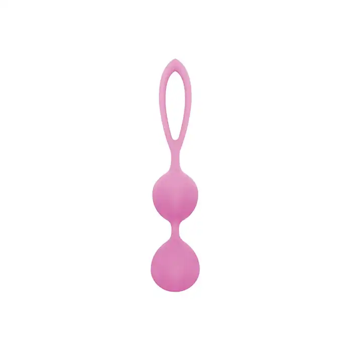 Розовый вагинальные шарики из силикона BLACKBERRIES PUSSY SILICONE - Silicone