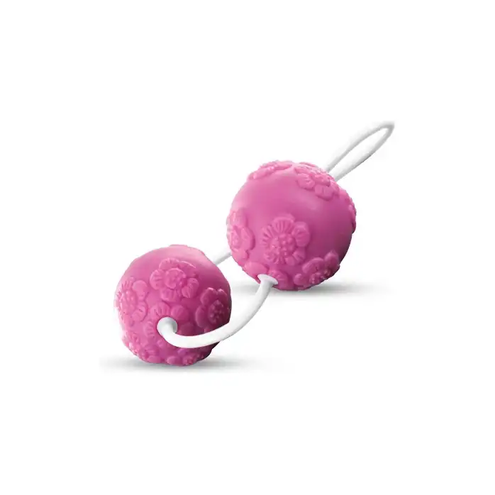 Розовые вагинальные шарики с цветочками ANAL AND VAGINAL FLOWER BALLS - BestSeller
