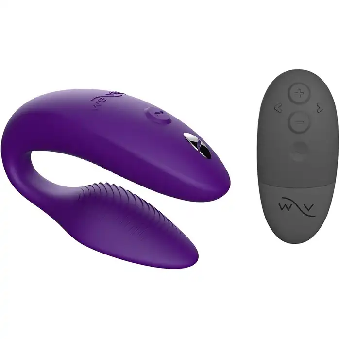 Фиолетовый вибратор для пар We-Vibe Sync 2. Фотография 5.