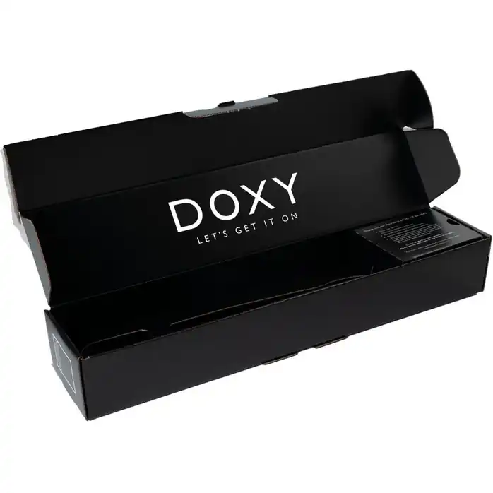 Фиолетовый жезловый вибратор Doxy Original Massager. Фотография 7.