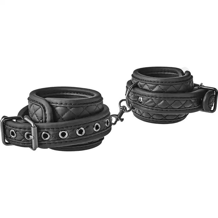 Черные манжеты на щиколотки ANKLE CUFF DIAMOND - Blaze. Фотография 8.