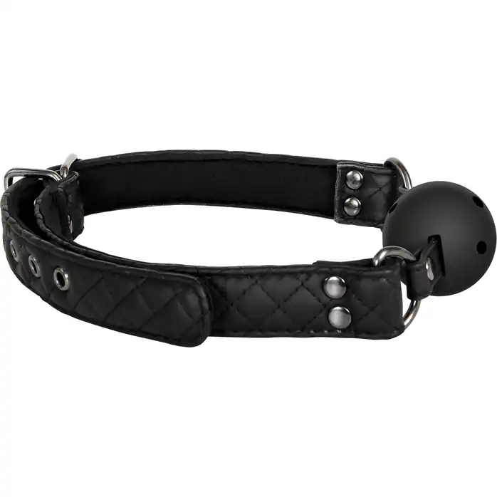 Черный кляп-шарик BALL GAG DIAMOND - Blaze. Фотография 3.
