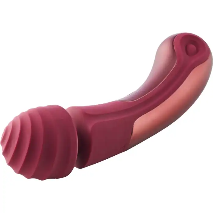 Жезловый вибромассажер Dinky Curved Wand Jacky O. - 21,4 см - Dinky. Фотография 3.