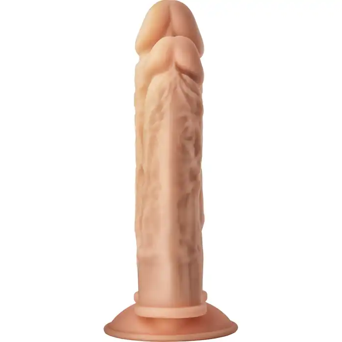 Телесный анально-вагинальный фаллоимитатор Double Penetrator - 19,5 см - Real Love. Фотография 5.
