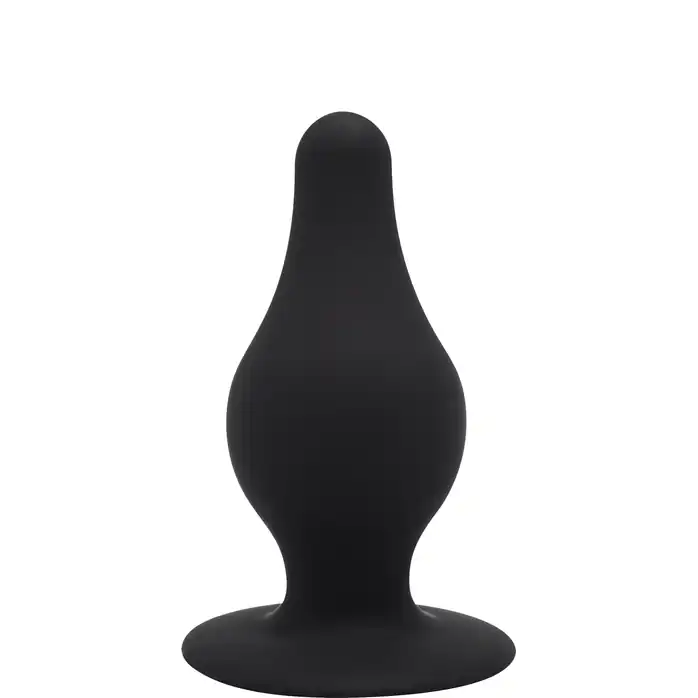 Черный анальный стимулятор DUAL DENSITY PLEASURE PLUG XS - 6,4 см - Cheeky Love