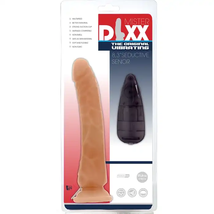 Телесный вибромассажер Seductive Senor - 21 см - Mr Dixx. Фотография 10.