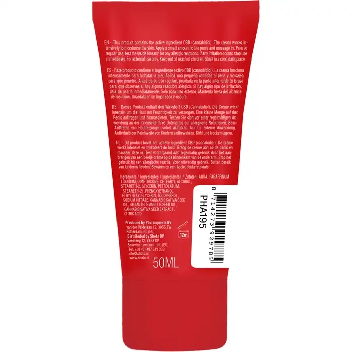 Крем для мастурбации для мужчин CBD from Amsterdam Masturbation Cream For Him - 50 мл - Pharmquests. Фотография 6.