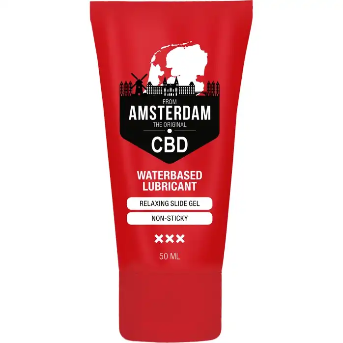 Лубрикант на водной основе CBD from Amsterdam Waterbased Lubricant - 50 мл - Pharmquests. Фотография 5.