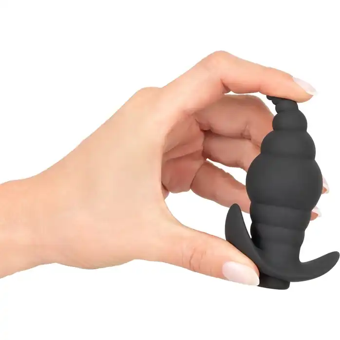 Черная анальная вибропробка RC Butt Plug - 9,6 см - You2Toys. Фотография 4.