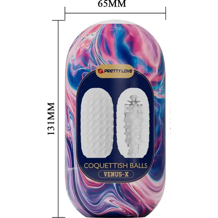 Мастурбатор в форме яйца Coquettish Balls - Pretty Love. Фотография 3.
