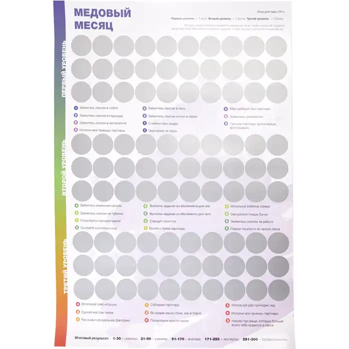 Эротическая игра для двоих Медовый месяц - Сollection. Фотография 9.