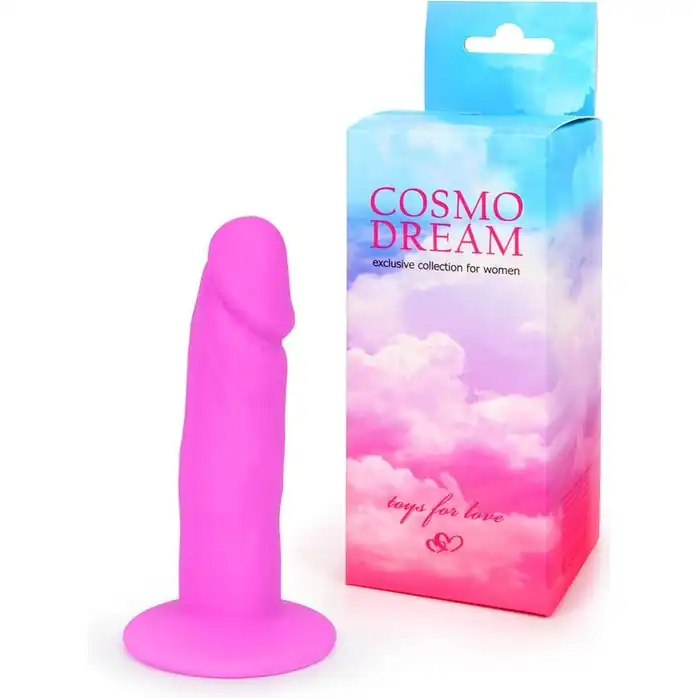 Розовый анальный фаллоимитатор - 10 см - COSMO DREAM. Фотография 2.
