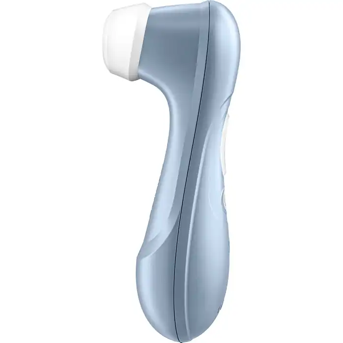 Голубой вакуум-волновой стимулятор клитора Satisfyer Pro 2. Фотография 3.