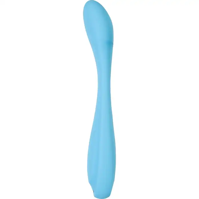 Голубой гибкий вибромассажер Satisfyer G-Spot Flex 4 - 19 см. Фотография 7.