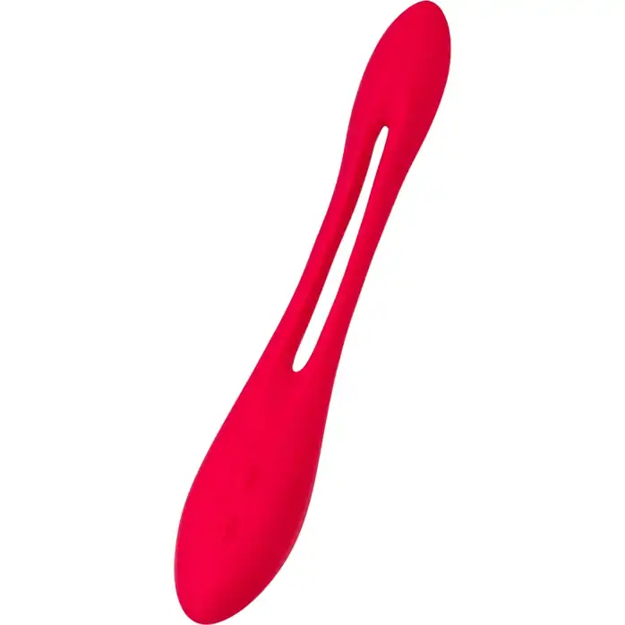 Красный многофункциональный вибратор для пар Satisfyer Elastic Joy