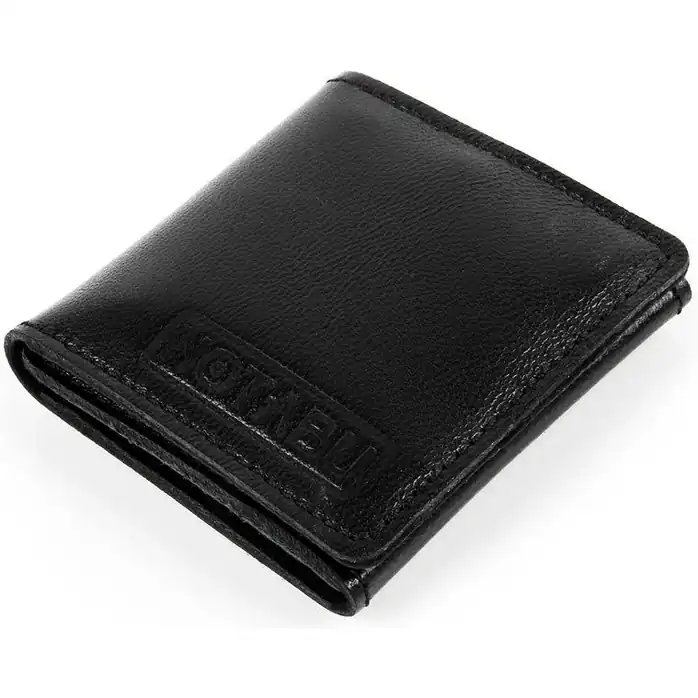 Черный кожаный кондомхолдер Notabu - NOTABU REAL LEATHER