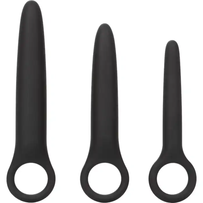 Набор из 3 черных анальных расширителей Boundless Dilator Trio - Boundless. Фотография 5.