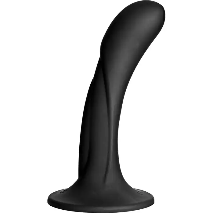 Черная изогнутая насадка Vac-U-Lock G-Spot - 16,5 см - Vac-U-Lock