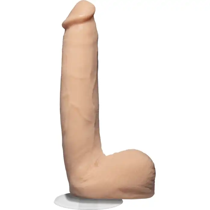 Телесный фаллоимитатор-реалистик Signature Cocks Pierce Paris со съемной присоской - 23,5 см - Signature Cocks