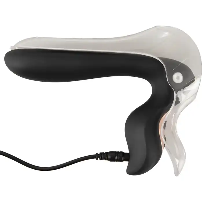 Вагинальный расширитель Vibrating Speculum с вибрацией и подсветкой - Bad Kitty. Фотография 10.