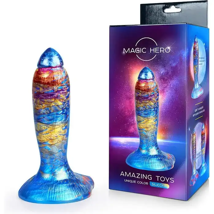 Фантазийный фаллоимитатор с узким кончиком - 21 см - MAGIC HERO