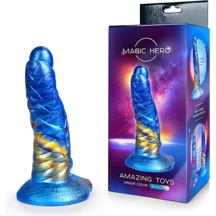 Фантазийный фаллоимитатор на присоске - 21 см - MAGIC HERO