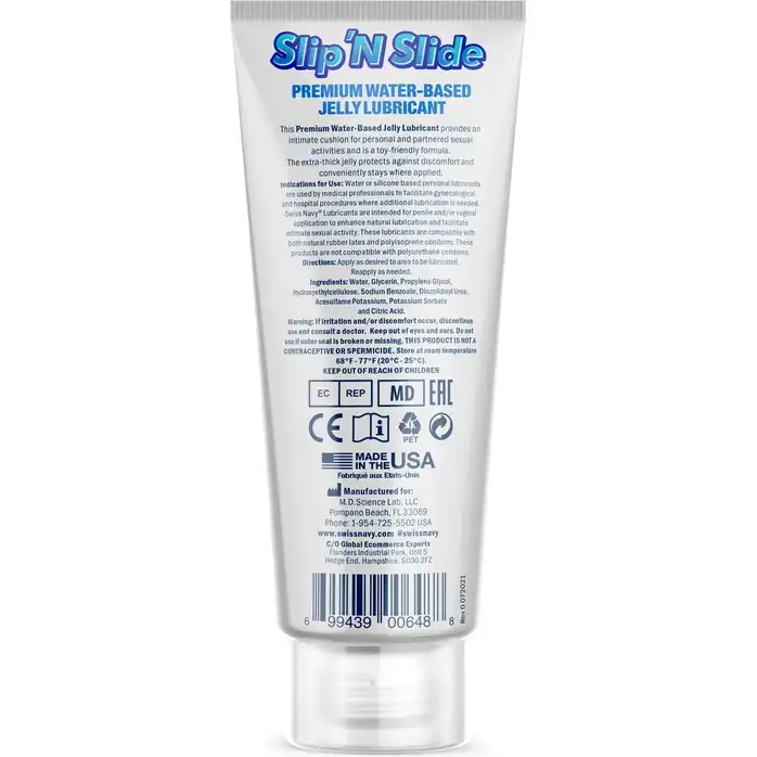 Лубрикант-желе на водной основе Premium Jelly Lubricant - 59 мл - Slip  N Slide. Фотография 2.