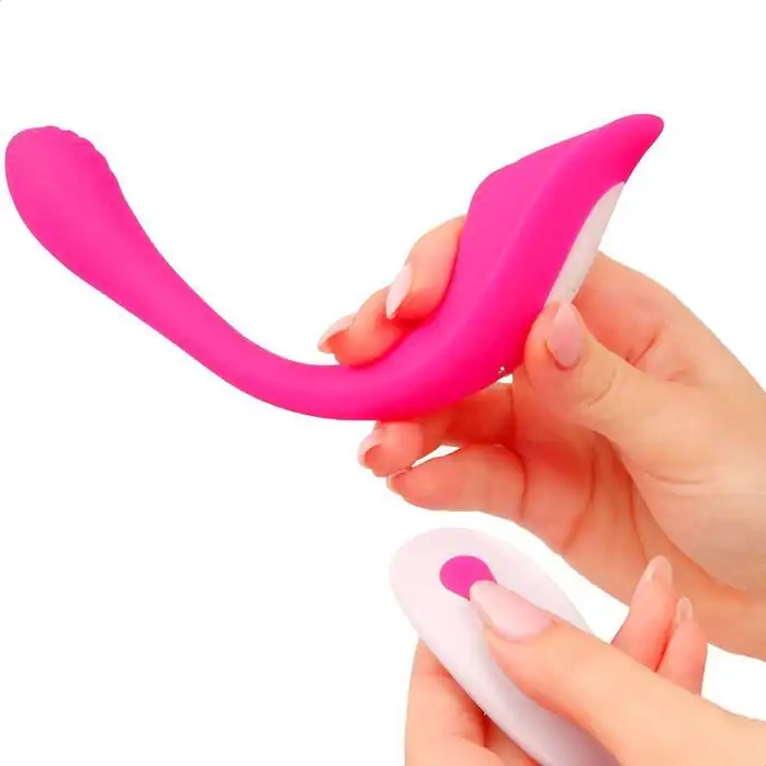 Розовый гибкий вибратор для двойной стимуляции - COSMO ORGASM. Фотография 3.