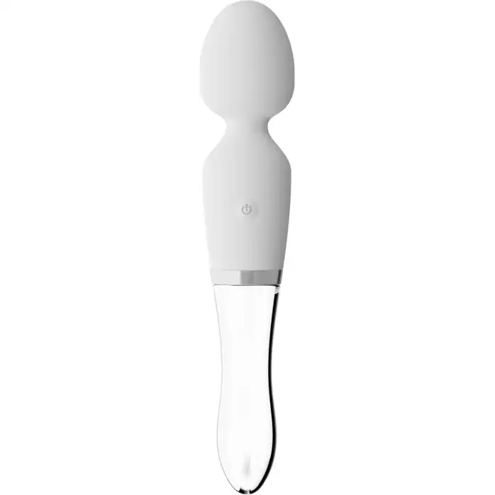Двусторонний вибратор Wand LED - 21,5 см - You2Toys. Фотография 5.