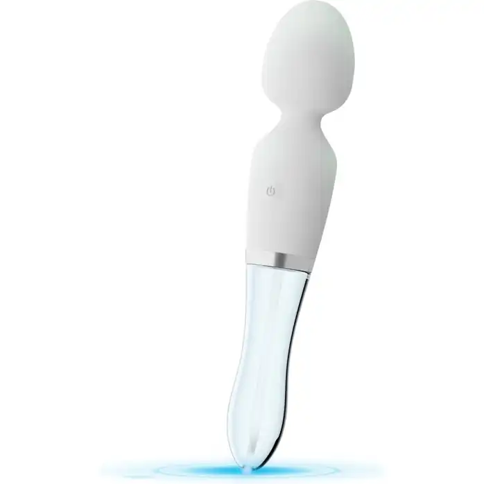 Двусторонний вибратор Wand LED - 21,5 см - You2Toys. Фотография 6.