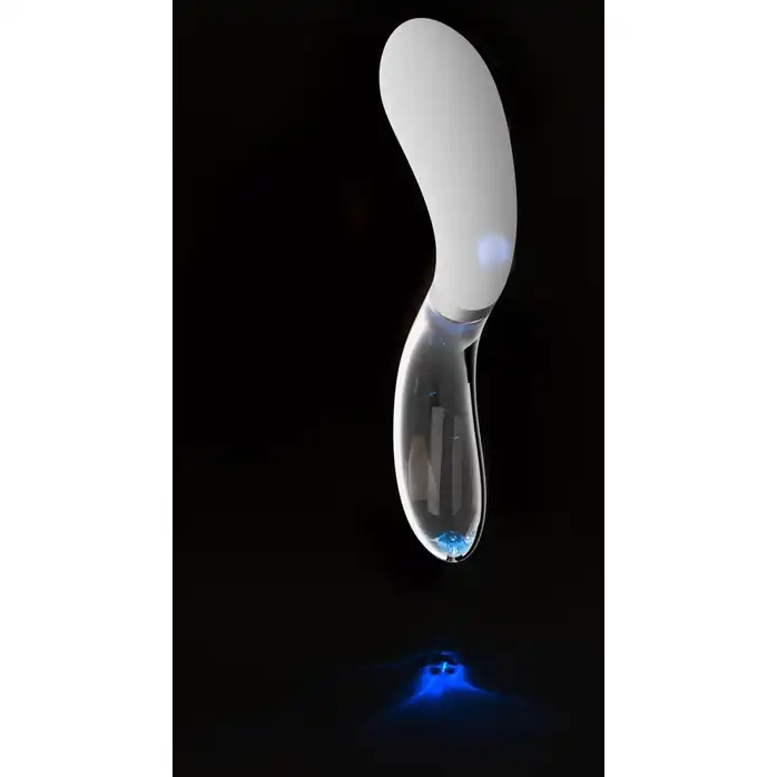 Двусторонний вибратор Curve LED - 20,5 см - You2Toys. Фотография 7.