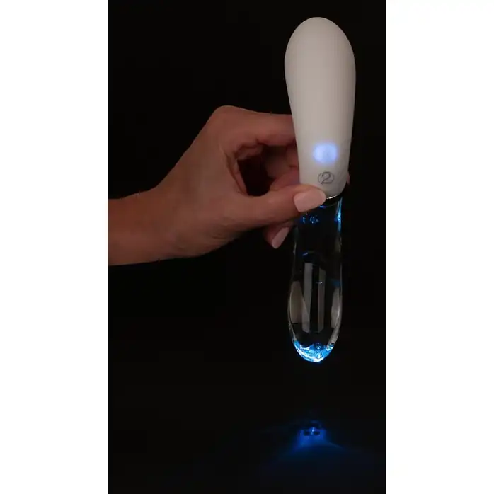 Двусторонний вибратор Curve LED - 20,5 см - You2Toys. Фотография 8.