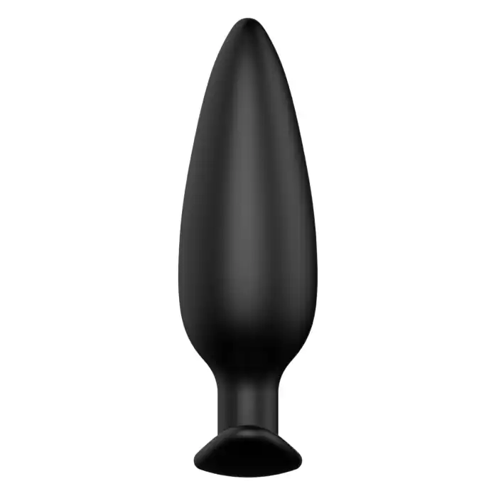 Черная анальная пробка №07 Self Penetrating Butt Plug - 12 см - BLKDESIRE. Фотография 4.