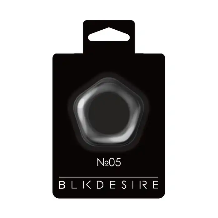 Черное эрекционное кольцо №05 Cock Ring - BLKDESIRE. Фотография 2.