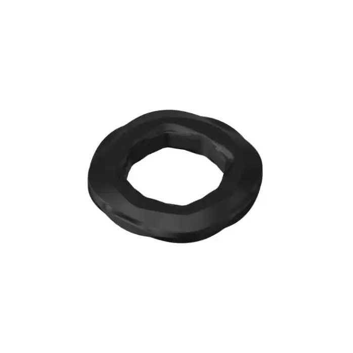Черные эрекционное кольцо №06 Cock Ring - BLKDESIRE. Фотография 5.