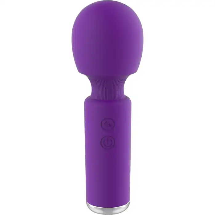 Фиолетовый перезаряжаемый мини-wand Intimate Wand. Фотография 2.