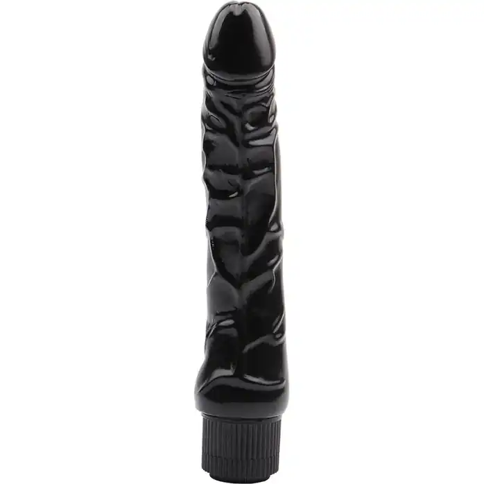 Черный вибратор-реалистик Vibe Cock - 22,5 см - Rubicon