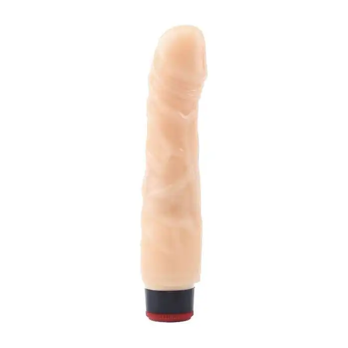 Телесный вибратор-реалистик 8 Vibrating Dildo - 21 см