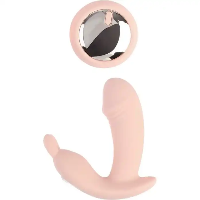 Розовый перезаряжаемый вибратор Bunny Tickler - 10,7 см