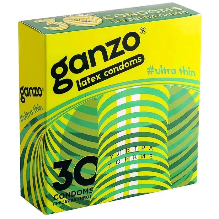 Ультратонкие презервативы Ganzo Ultra thin - 30 шт