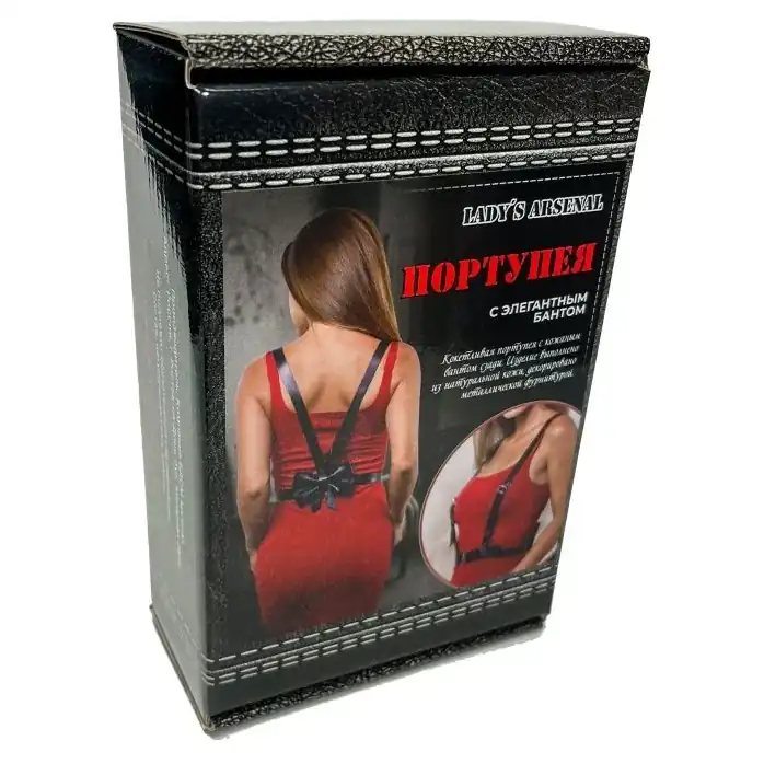 Кокетливая портупея с кожаным бантом сзади - Lady s Arsenal. Фотография 5.