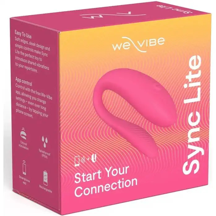 Розовый вибратор для пар We-Vibe Sync Lite. Фотография 4.