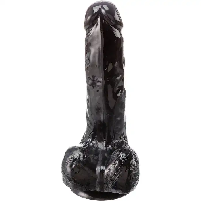 Черный реалистичный фаллоимитатор - 18 см - Devi toy. Фотография 2.