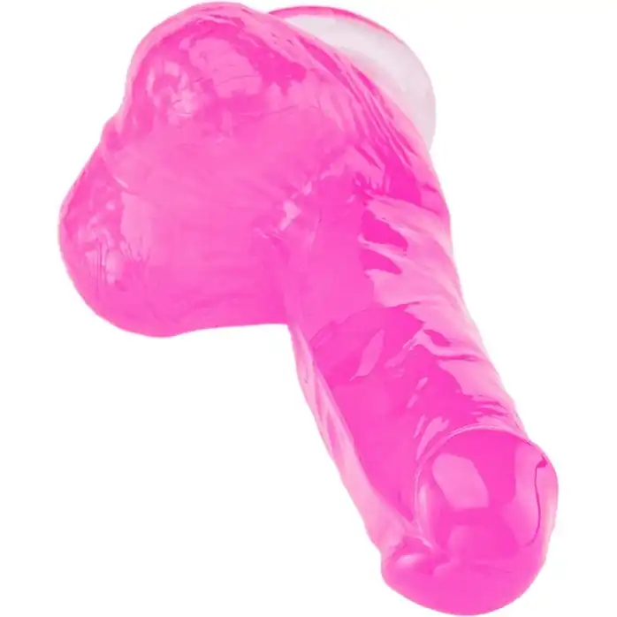 Розовый реалистичный фаллоимитатор - 18 см - Devi toy. Фотография 3.