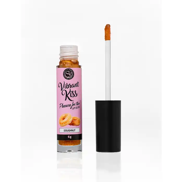Бальзам для губ Lip Gloss Vibrant Kiss со вкусом пончиков - 6 гр. Фотография 3.