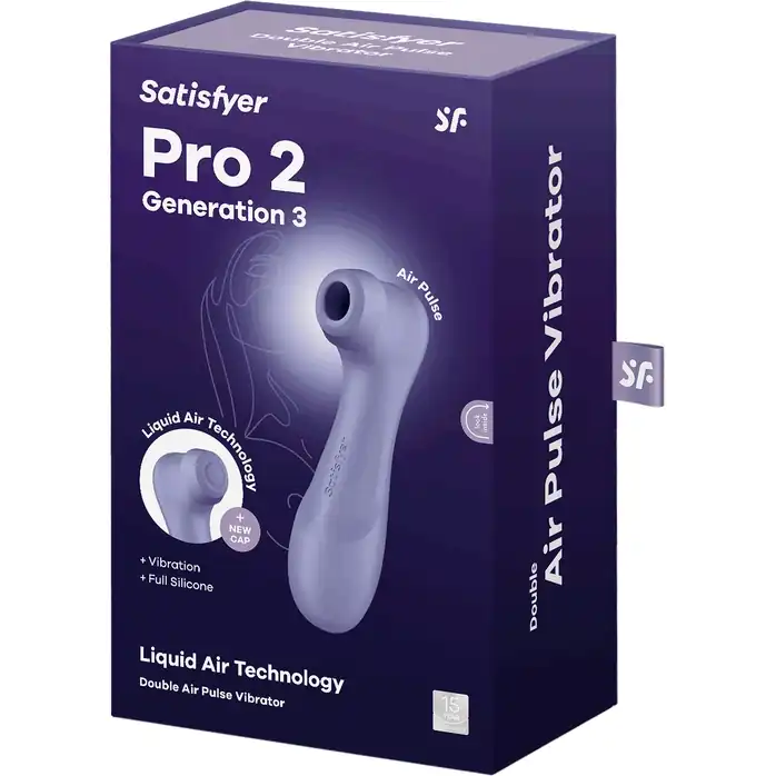 Сиреневый вакуумный стимулятор клитора Satisfyer Pro 2 Generation 3. Фотография 2.