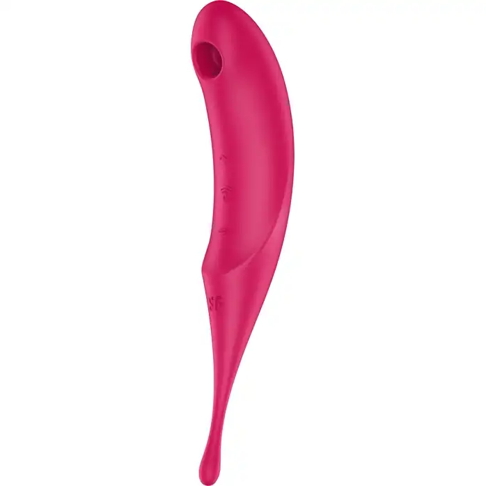 Красный вакуум-волновой стимулятор клитора Satisfyer Twirling Pro