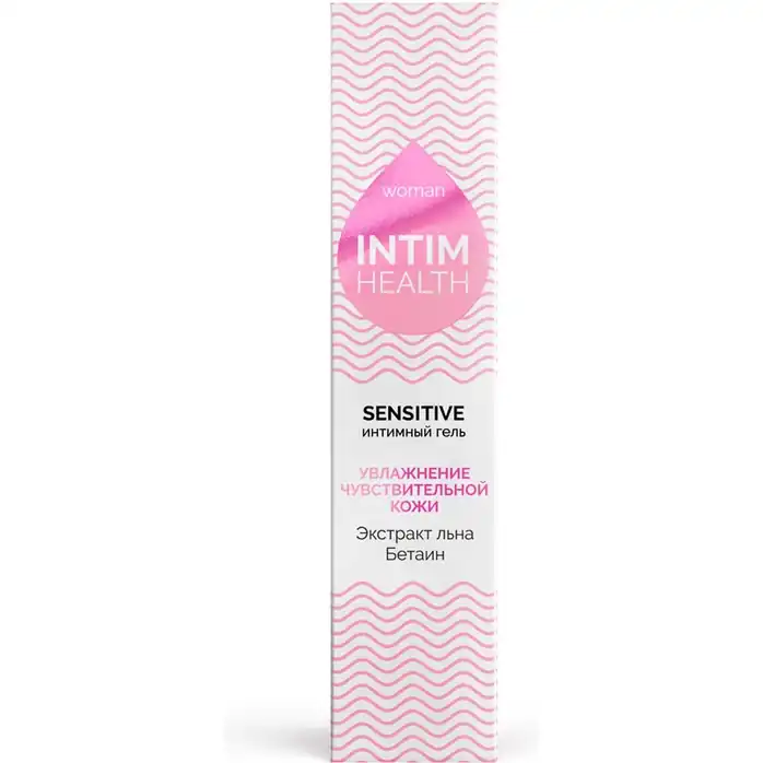Деликатный лубрикант на водной основе Intim Health Sensitive - 100 гр - Серия Intim Health. Фотография 2.